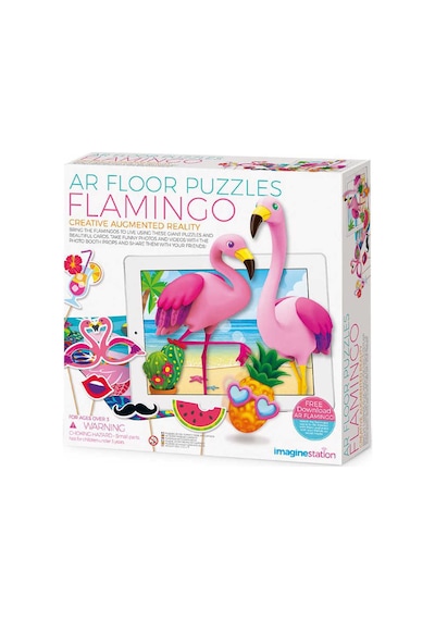 Ar Floor Puzzles Flamingo Aplikasyon Destekli Arttırılmış Gerçek