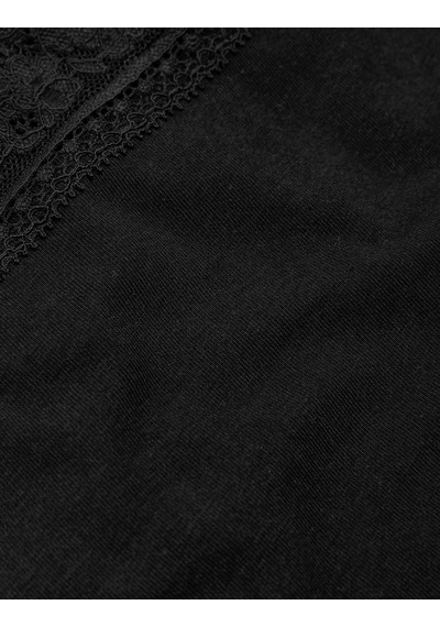 Marks & Spencer 5'li Dantel Detaylı Short Külot Seti T61005022M Siyah