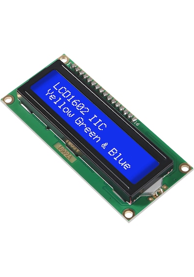 2x16 Lcd - Lcd1602 Mavi Ekran + Iıc/ı2c Arayüz Modülü