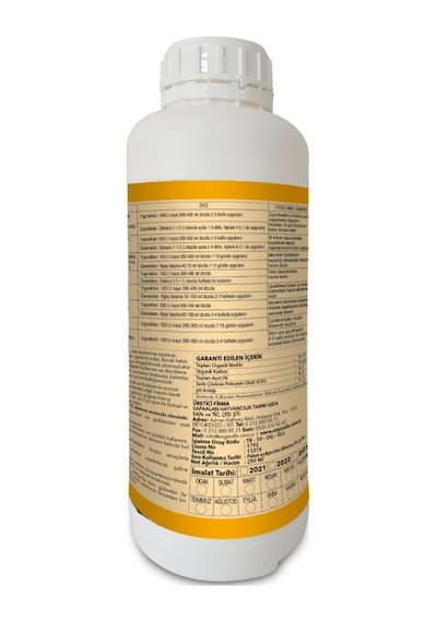 Orgasafa Organik Konsantre Bitkisel Menşeli Sıvı Gübre 500 ML