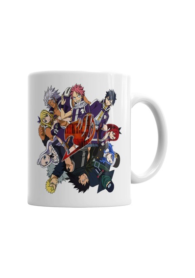 Fairy Tail Anime Erza Scarlet Happy Lisanna Straus Kupa Bardak No35294 Karışık