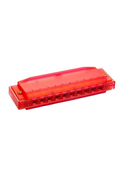 Hohner M5254 Translucent Red Harp Do Majör