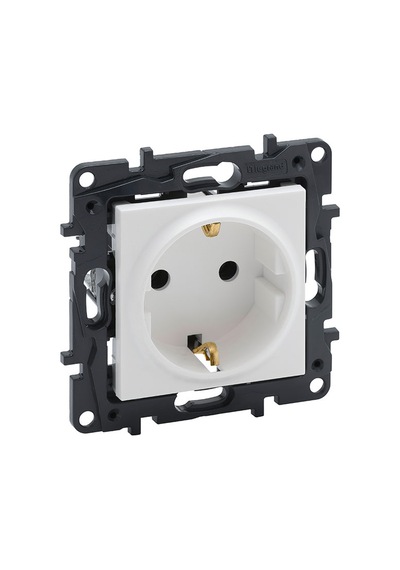 Legrand 768115 Çocuk Korumalı Topraklı Priz Beyaz Raventi Serisi