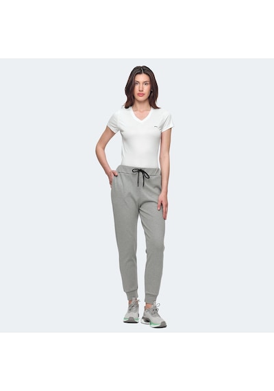 Slazenger VETERAN RBN Kadın Cepli Açık Gri Eşofman Altı
