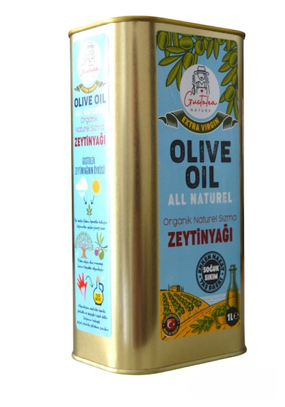 Gustolea Nature Organik Bebek Soğuk Sıkım Naturel Sızma Zeytinyağı 1 L