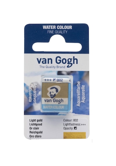 Talens Van Gogh Tablet Suluboya 1/2 Light Gold 802