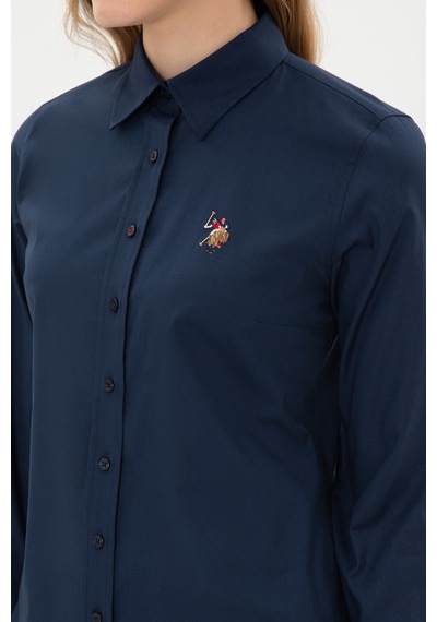 U.s. Polo Assn. Kadın Lacivert Gömlek Basic 50308038-vr033 Lacivert
