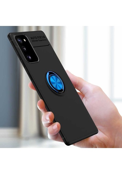 Galaxy S20 Fe Kılıf Zore Ravel Silikon Kapak Siyah