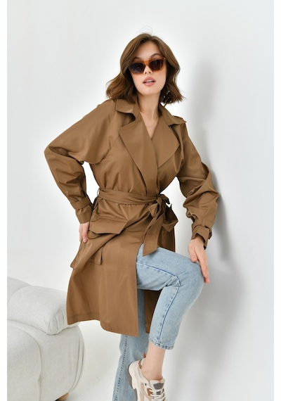 Ftz Women Kadın Paraşüt Kap Vizon 30745-vizon Vizon