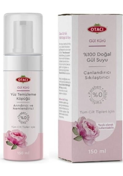 Otacı Yüz Temizleme Köpüğü 150ML + Gül Suyu Tonik 150 ML