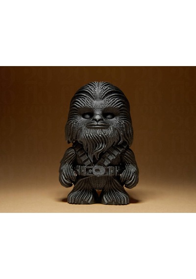 Bronz Efektli Mini Chewbacca Figürü - Dekoratif Star Wars Objesi