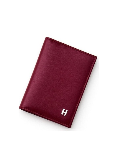 Helmbrook London Townsend Erkek Bordo Deri Özel Tasarım Çok Bölmeli Rfid Korumalı Kartlıklı Cüzdan Bordo