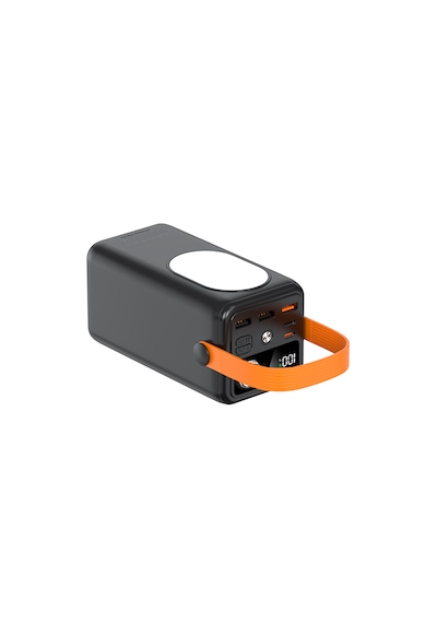 Cepini Cp-05 50.000mah 22.5w Süper Hızlı Şarj Powerbank - Dahili 4 Kablolu Ve Dev Led Aydınlatmalı Siyah