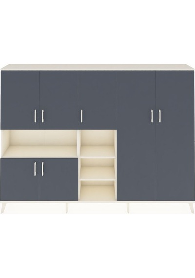 Arges Dolap 13 Raflı 7 Kapaklı 220x30x163 Aytaşı-antrasit/aytaşı Aytaşı-antrasit/aytaşı Arges Dolap 13 Raflı 7 Kapaklı 220x30x163 Aytaşı-antrasit/aytaşı Aytaşı-antrasit/aytaşı