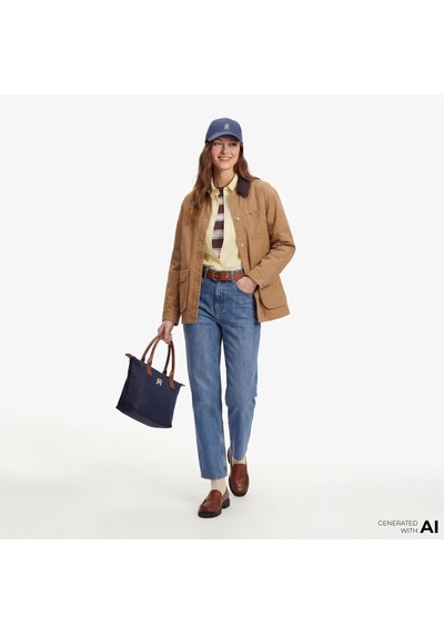 Tommy Hilfiger Soft Utility Kadın Kahverengi Ceket Dw0dw22047 Kahverengi