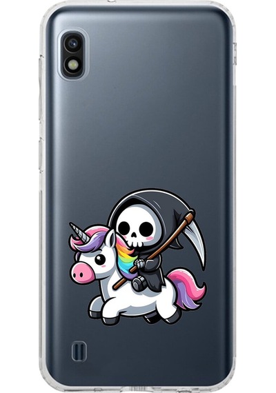Samsung Galaxy A10 Uyumlu Şeffaf Kılıf New Minies 1 Tasarımlı