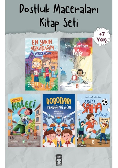 Dostluk Maceraları 5 Kitap Set - Timaş Çocuk - 8-9 Yaş 3. Sınıf - Özgüven Takım Ruhu Ve Teknoloji - Umutlu Kitaplar