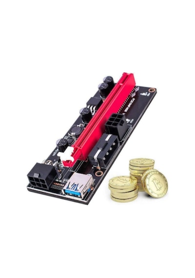 Riser Ver009S Pcı-E 1X To 16X Usb 3.0 Kart 4748P Uzatma V009S Btc