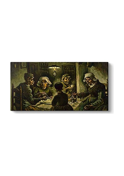 Vincent Van Gogh - The Potato Eaters Tablosu 140 X 70