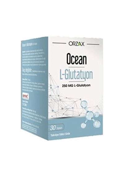 Ocean L-glutatyon 250 Mg 30 Tablet Takviye Edici Gıda.orzx