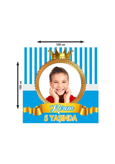 Kişiye Özel 100X100 Cm Doğum Günü Afiş Branda Baskı N11.4450