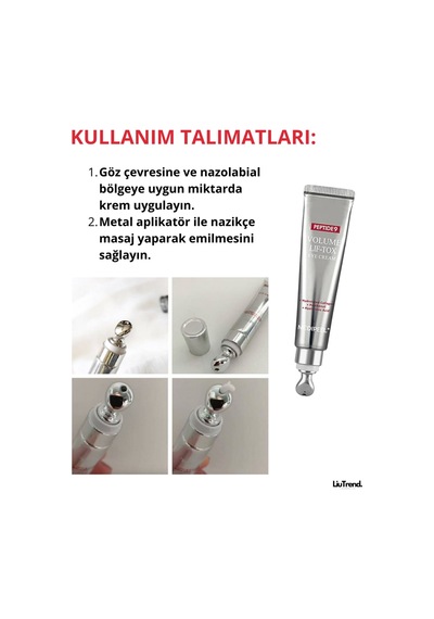 Medipeel Peptide 9 Volume Lif-tox Eye Cream 20 Ml Cilt Elastikiyetini Destekleyen Göz Çevresi Kremi