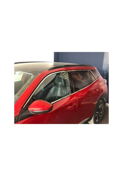 Peugeot 2008 Krom Cam Çerçevesi 12 Parça 2019 ve Sonrası