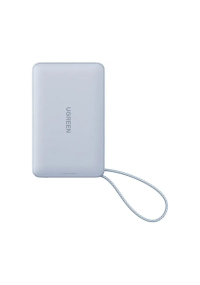 Ugreen Magflow 10.000 Mah 25w Qi2 Magnetik Wireless Usb-c Dahili Kablolu Hızlı Şarj Powerbank, 65958b Mavi