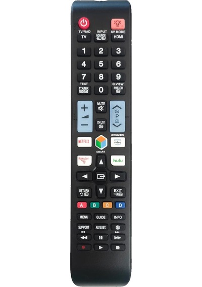 Lcd Led Kumanda Samsung Uyumlu Netflix Prime Video Rakuten Hulu Tuşlu