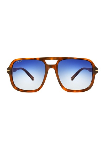 Polar Gold 198 Erkek Güneş Gözlüğü Gümüş - Leopar