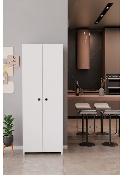 150 Cm 2 Kapaklı 5 Raflı Çok Amaçlı Mutfak Dolabı Kiler Düzenleyici Organizer Ve Erzak Dolabı Beyaz 150 Cm 2 Kapaklı 5 Raflı Çok Amaçlı Mutfak Dolabı Kiler Düzenleyici Organizer Ve Erzak Dolabı Beyaz