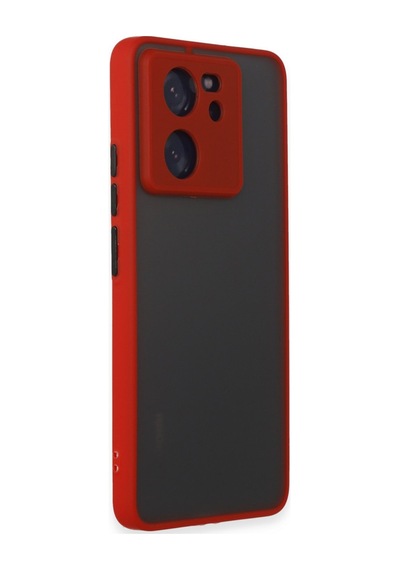 Xiaomi Mi 13t Pro Uyumlu Kılıf Montreal Silikon Kapak - Kırmızı