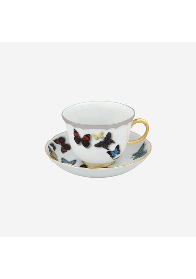 Beyaz Porselen Çay Fincanı 240 Ml