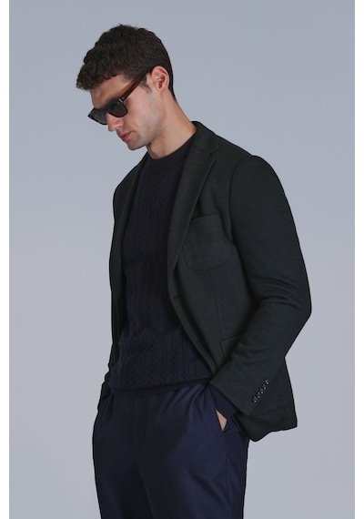 Lufian Erkek Tress Slim Fit Spor Blazer Ceket 112140211 Yeşil Yeşil