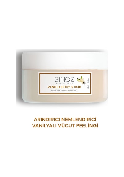 Sinoz Vanilya Arındırıcı Ve Nemlendirici Vücut Peelingi 300 G