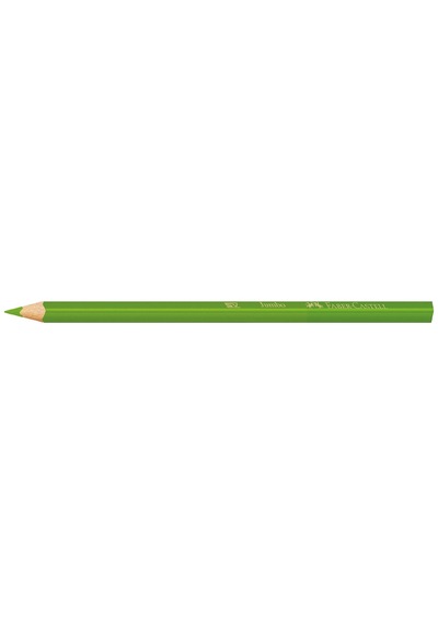 Faber-castell Jumbo Üçgen Boya Kalemi, 12 Renk, Ergonomik Gövde, Beyaz Renk İçerir, Kalın Uçlu Karışık