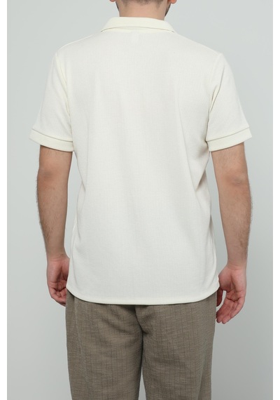 Hscstore Erkek Ekru Gömlek - 8443-ekru Ekru