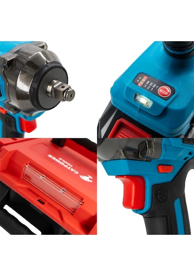 Catpower 1035 1/2" 20V 4AH 850NM Kömürsüz Çift Akülü Somun Sıkma Makinesi