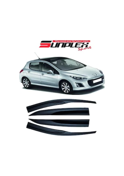 Peugeot 308 Mugen Tip Cam Rüzgarlığı Ön Arka 4'Lü Sunplex