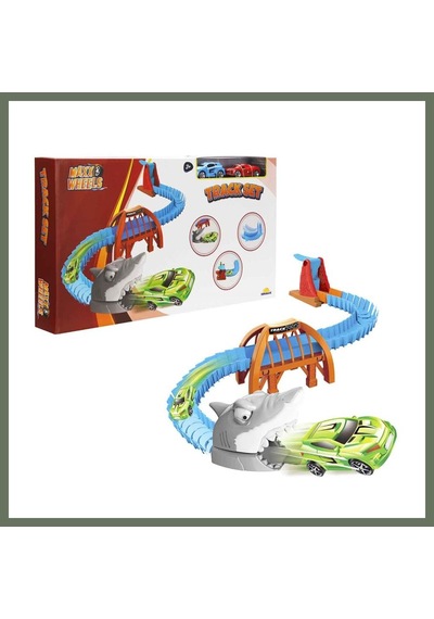 Bezos Mxx Pist Set Köpek Balığı Yarış Seti Bezos1