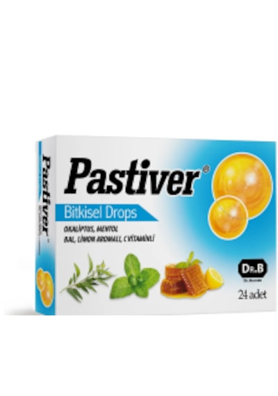 Pastiver Okaliptus Mentol Bitkisel Pastil 24'lü
