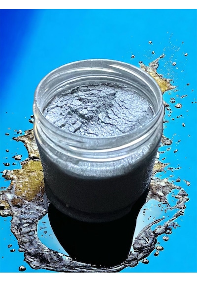 Sedefli Toz Pigment Gri 40 Gr