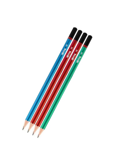 Rotring Mercanlı Kurşun Kalem 4 Lü Paket 1 Adet Siyah