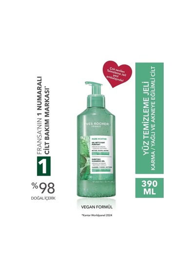 Yves Rocher Sebo Active Clear Karma Ve Yağlı Ciltler İçin Arındırıcı Bakım Seti 390+150+50+30 Ml