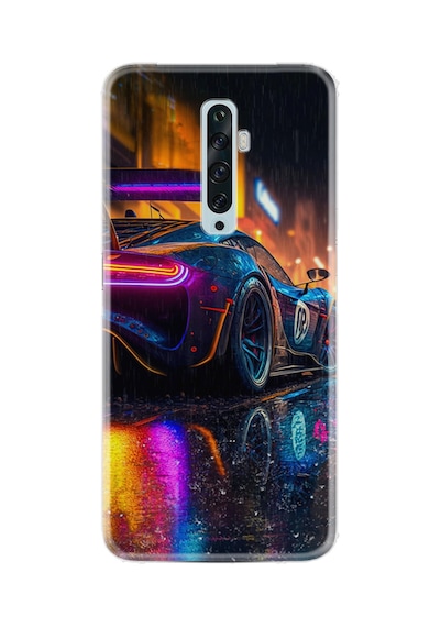 Oppo Reno 2z Kılıf Hayat Serisi Desenli Colorful Car -stock Code 2013