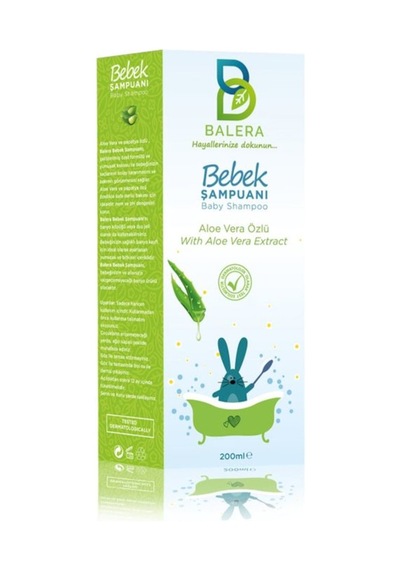 Balera Aloe Vera ve Papatya Özlü Bitkisel Bebek Şampuanı 200 ML