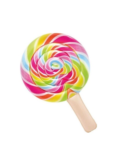 Intex Lolipop Yatak Ada 208 x 135 Cm Şişme Deniz Yatağı 888740 Çok Renkli