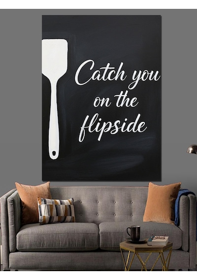 Ahşap Tablo Bıçak Ters Çevir Catch Flipside
