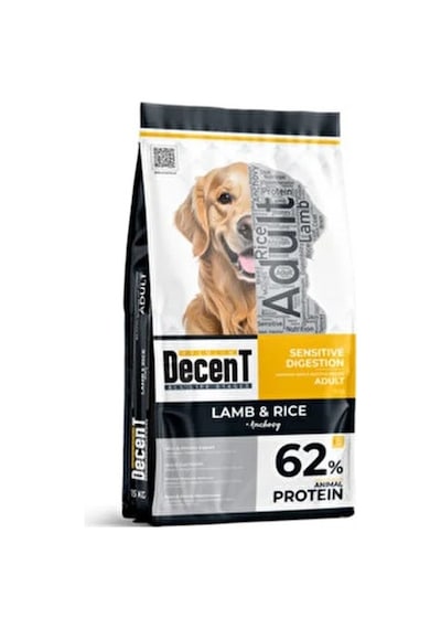 Decent Kuzu Etli Yetişkin Köpek Maması 3 Kg