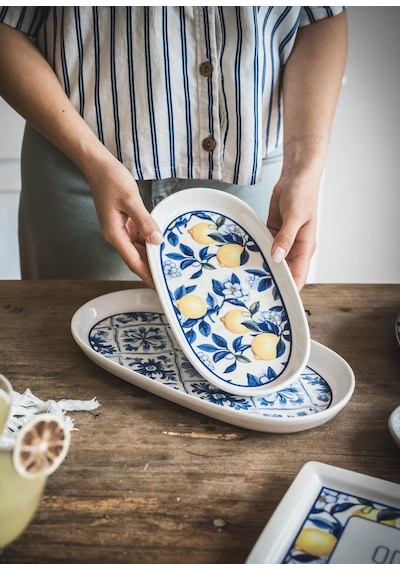 The Mia ODL0012 Odore Di Limone Oval Servis 2'li 26 CM